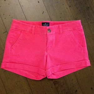 American Eagle midi shorts size 4 pink